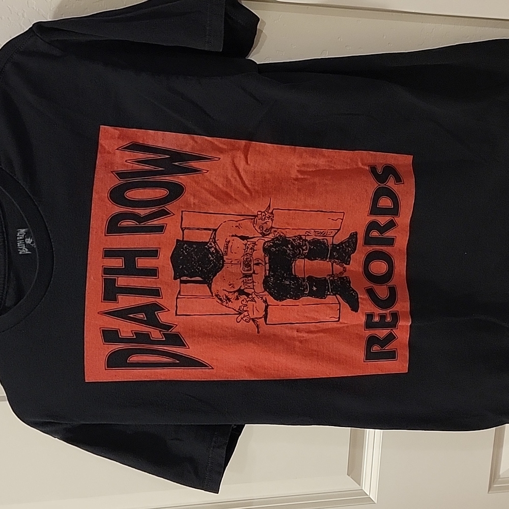 Death Row Records Black Tee sz Lg